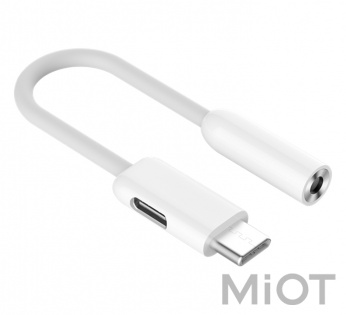 Кабель Xiaomi ZMi AL711 Type-C - 3.5mm Audio/Charging 2-in-1 adapter